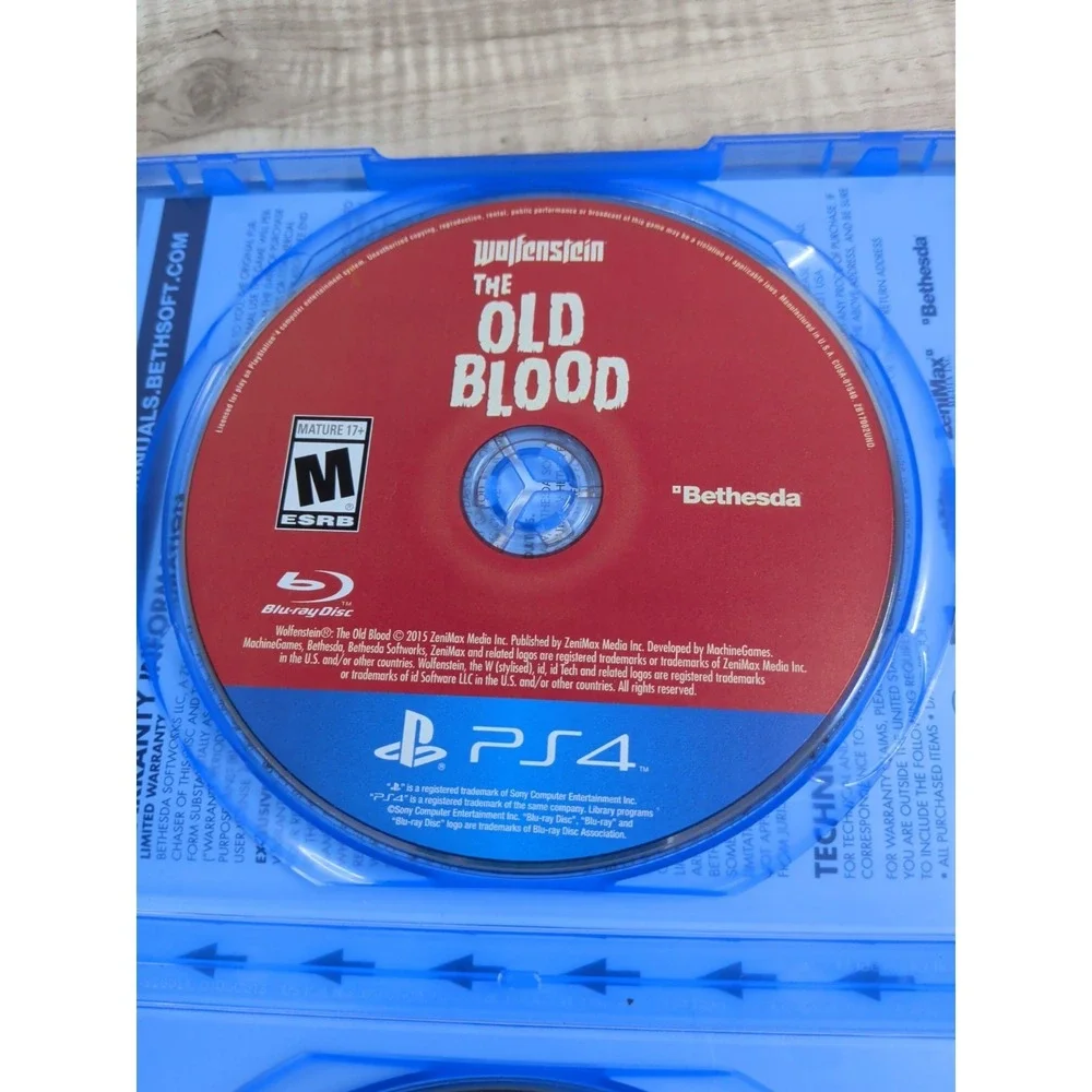 Wolfenstein The New Order + Old Blood (Sony PlayStation 4) - 2 Disc PS4
